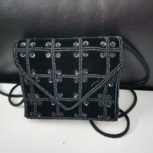 Sorpresa Velvet/Sequin Evening Bag